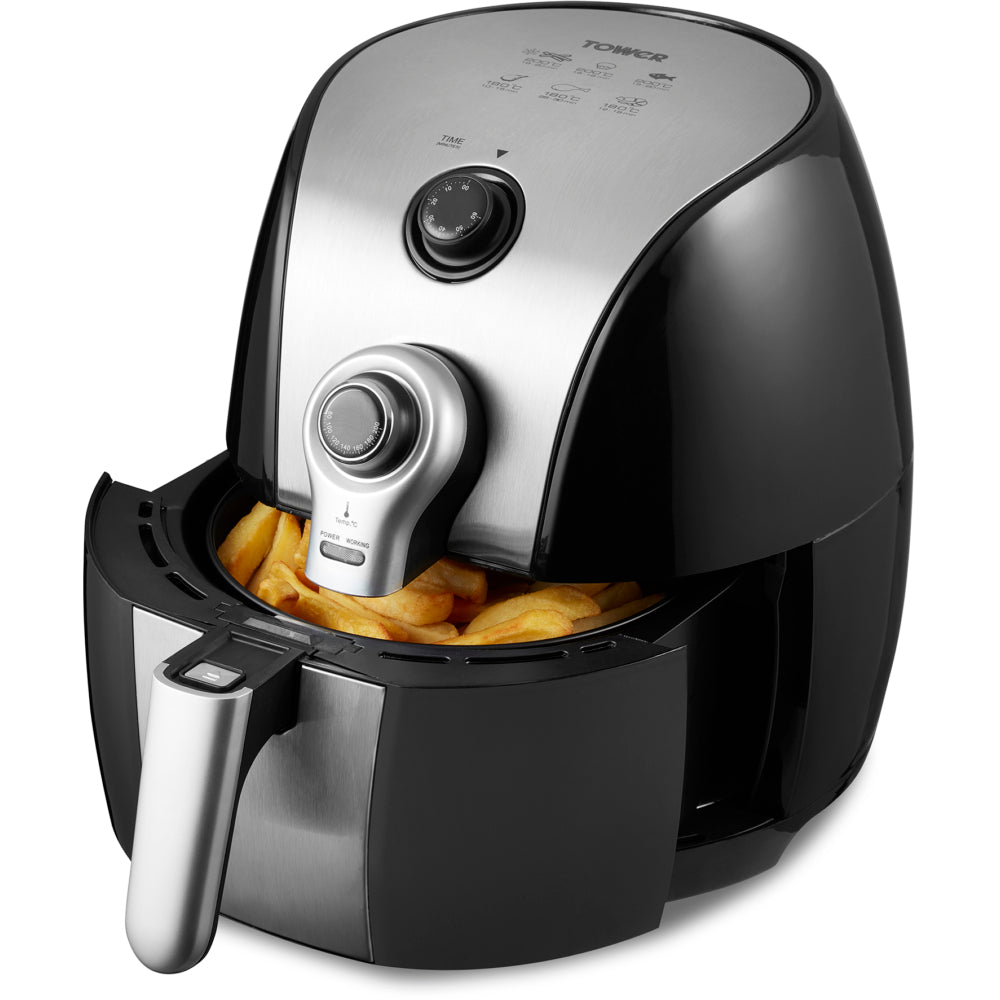 4.3ltr Manual Air Fryer (T17022) - Black