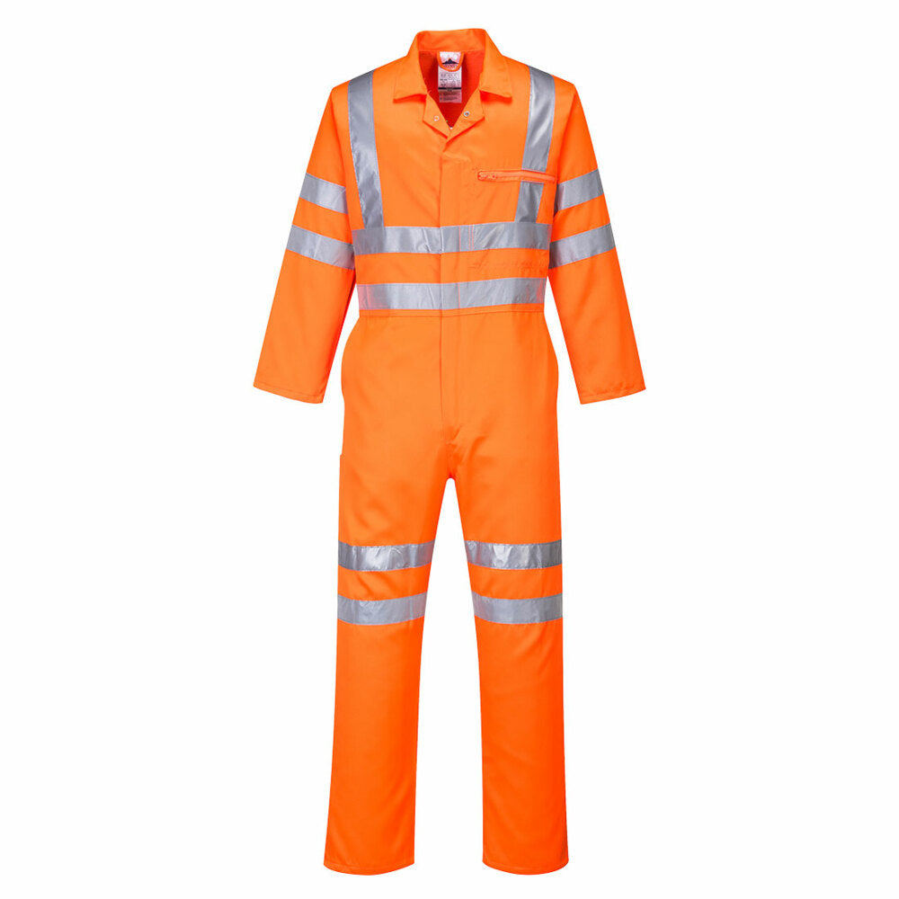 Portwest  - Hi-Vis Poly-cotton Coverall RIS - Orange Tall