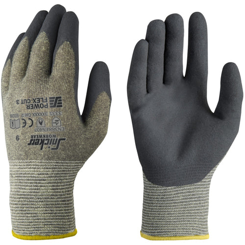 Snickers - Power Flex Cut 3 Gloves 100 pairs - Two Tone Combo 