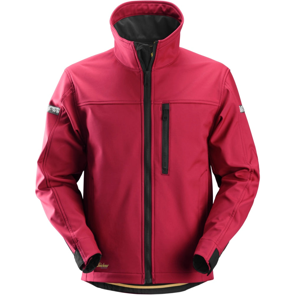 Snickers - AllroundWork, Soft Shell Jacket - Chili red\\Black