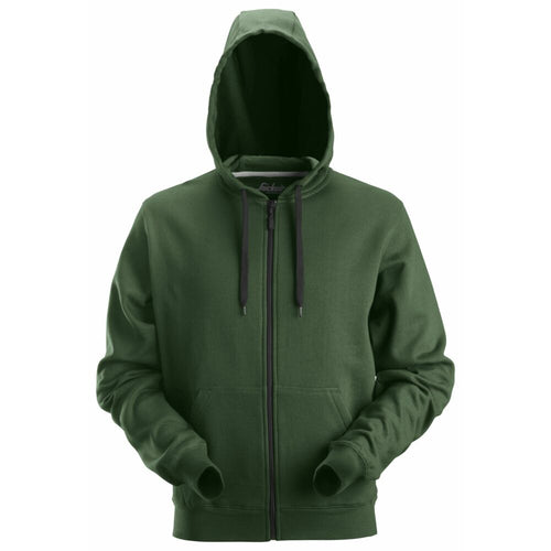 Snickers - Zip Hoodie - Forest Green