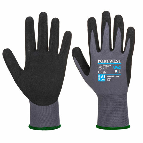 Portwest - Dermiflex Aqua Glove - Grey/Black