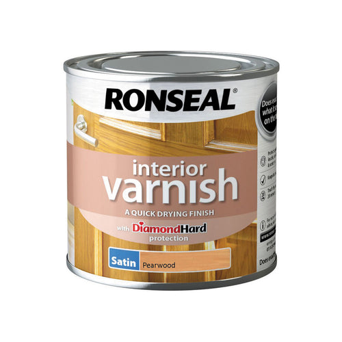 Ronseal Interior Varnish Pearwood Satin 250ml