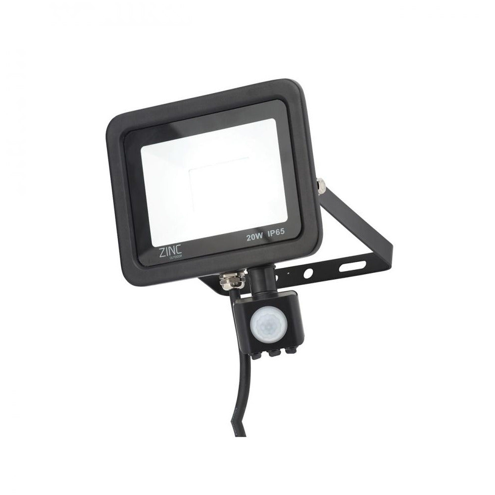 Zinc Rye - Slimline LED Floodlight with PIR - 20w