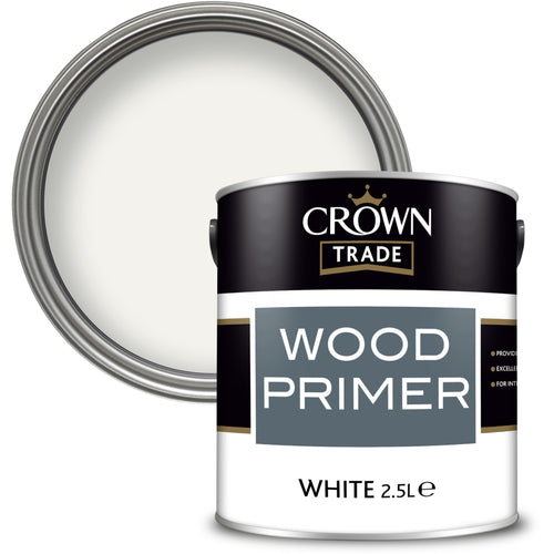 Crown Trade Wood Primer White 2.5L