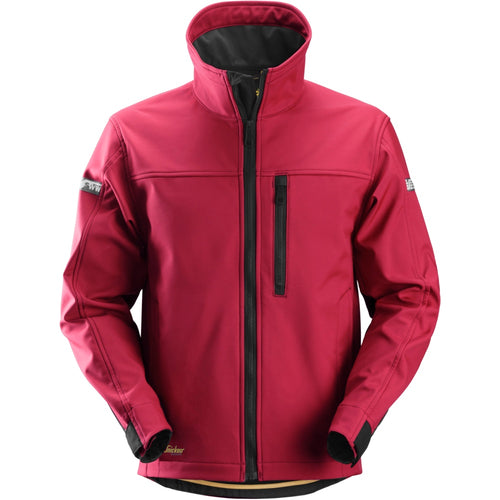 Snickers - AllroundWork, Soft Shell Jacket - Chili red\\Black