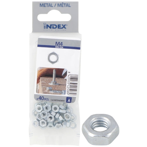 Index Prepack Hex Nut M12 Pack6