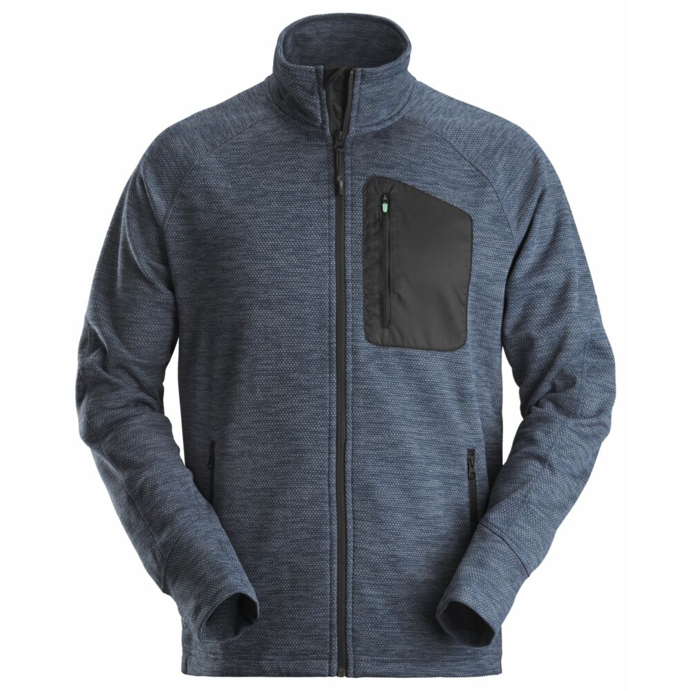 Snickers - FlexiWork, Fleece Jacket - Navy\\Black