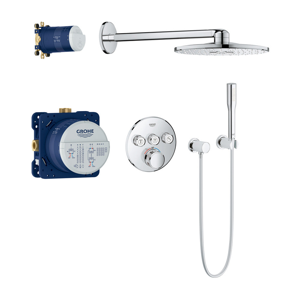 Grohtherm SmartControl Perfect shower set with Rainshower SmartActive 310