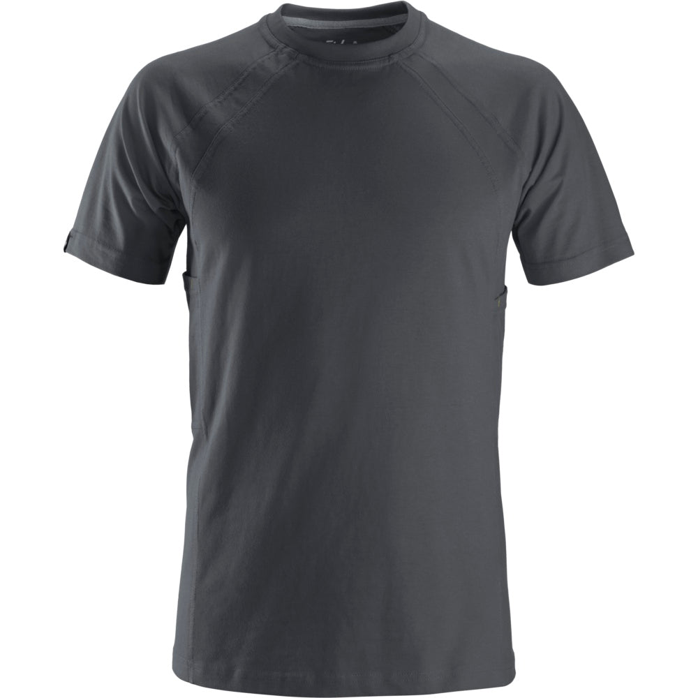 Snickers - T-Shirt with MultiPockets  - Steel grey