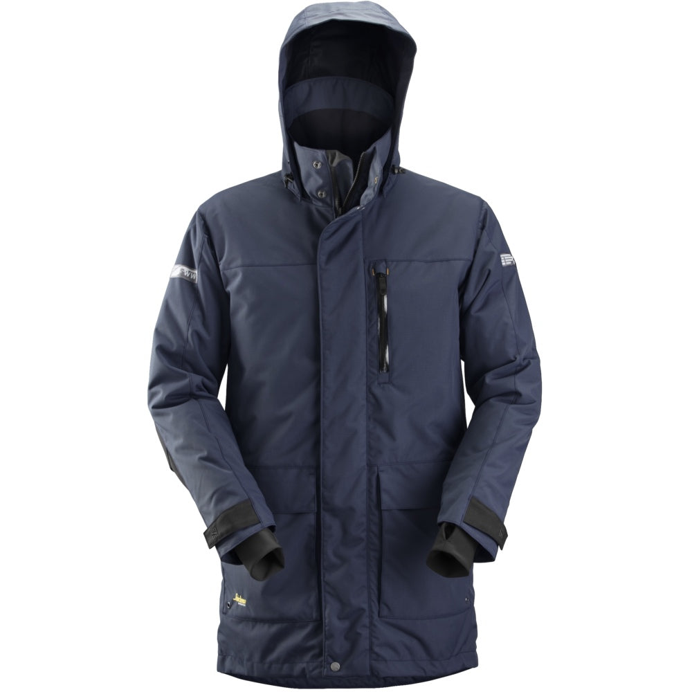 Snickers - AllroundWork, Waterproof 37.5® Insulated Parka - Navy\\Black