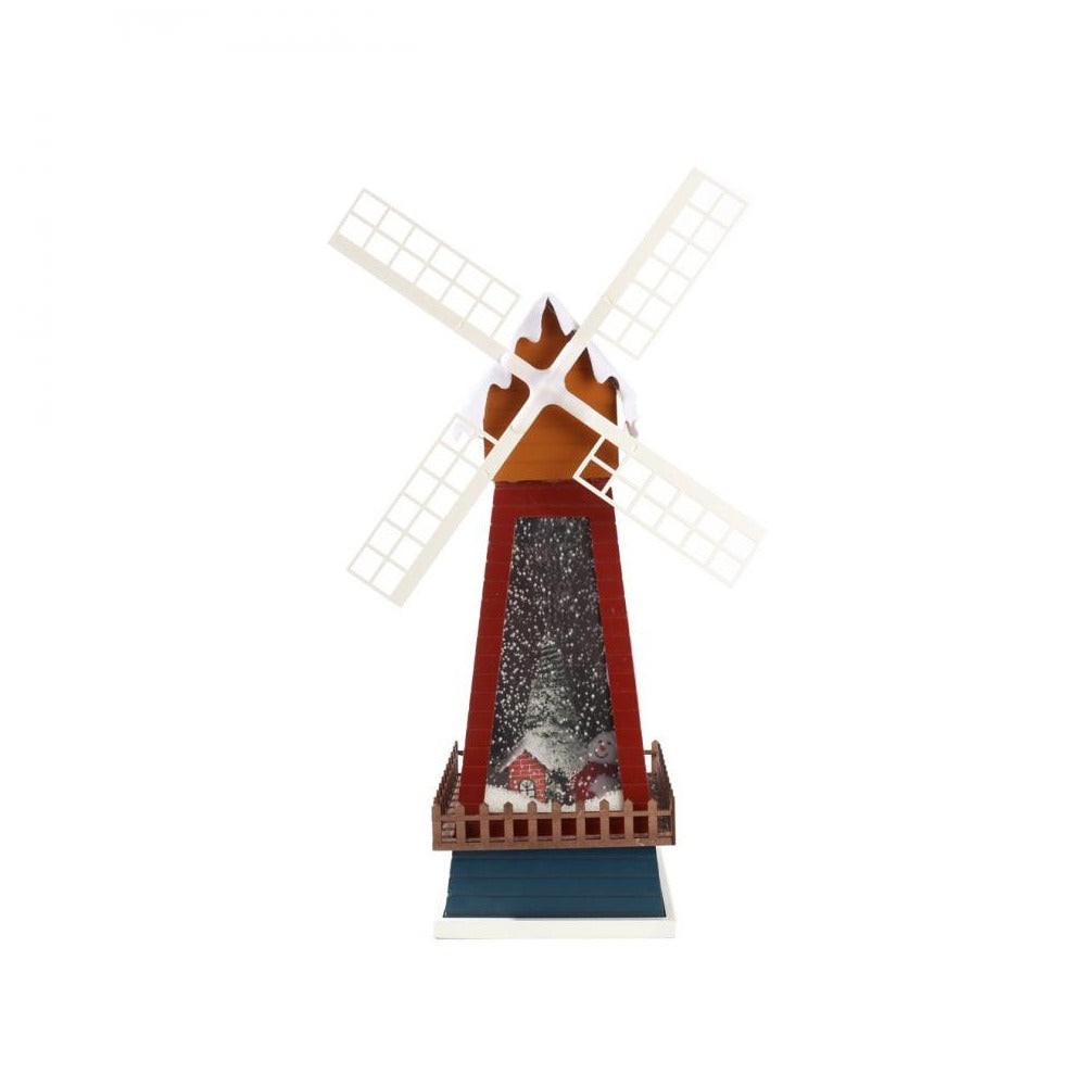 Jingles - LED Snowing Windmill 68cm - Multi-Coloured