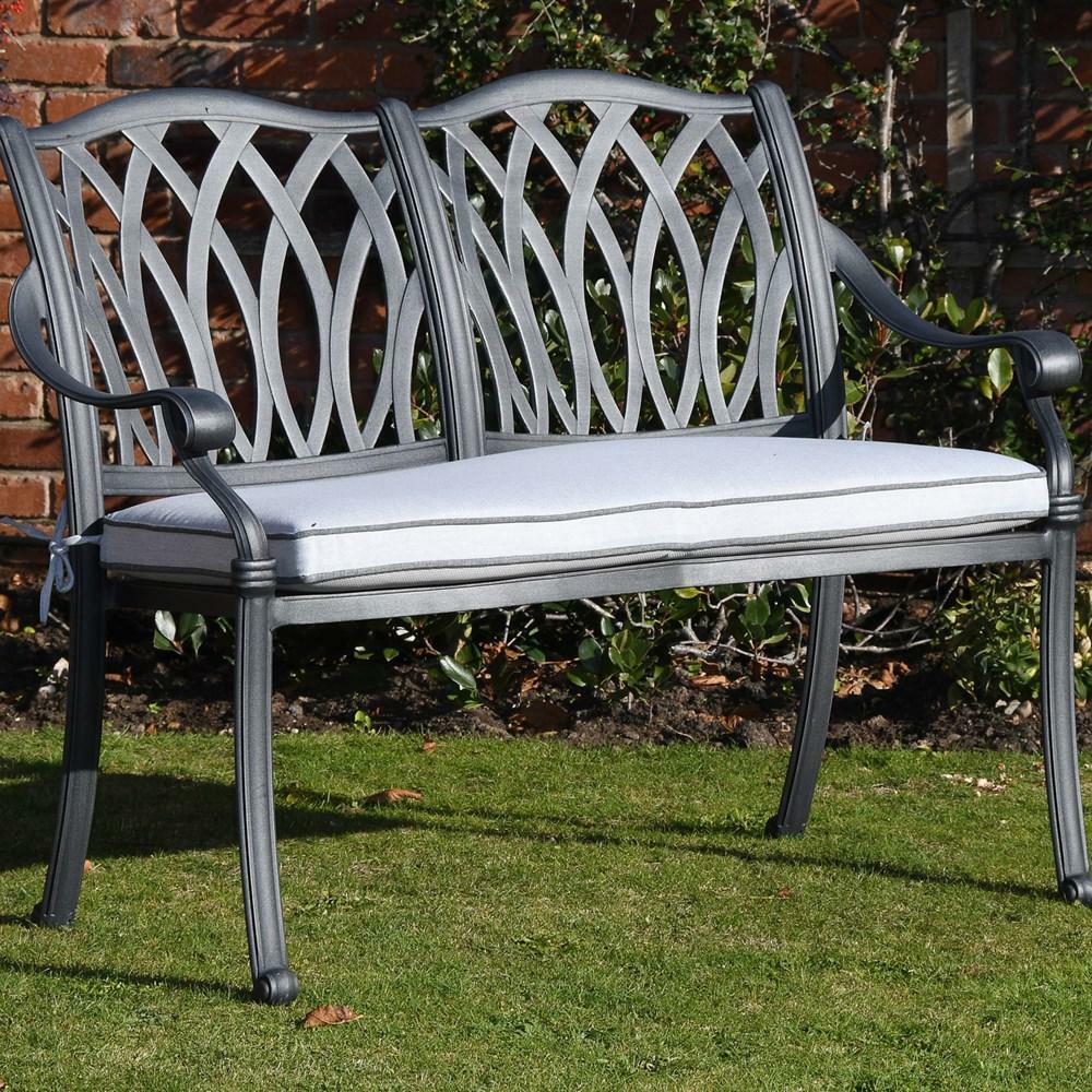 Florence 2 Seater Cast Aluminium Bench