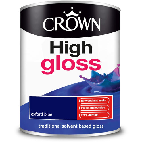 Crown High Gloss Oxford Blue 750ml
