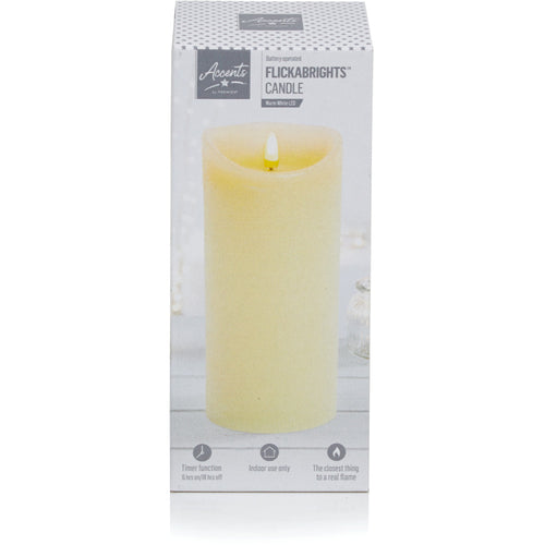 Flickabright Candle Cream - 23cm x 9cm