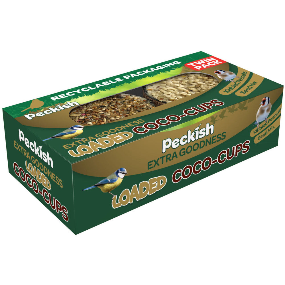 Peckish Extra Goodness Loaded CoCo Cups Twin Pack Box