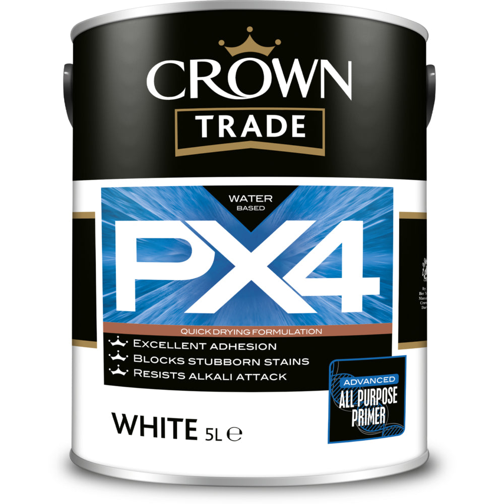 Crown Trade All Purpose Primer Px4 White 5L