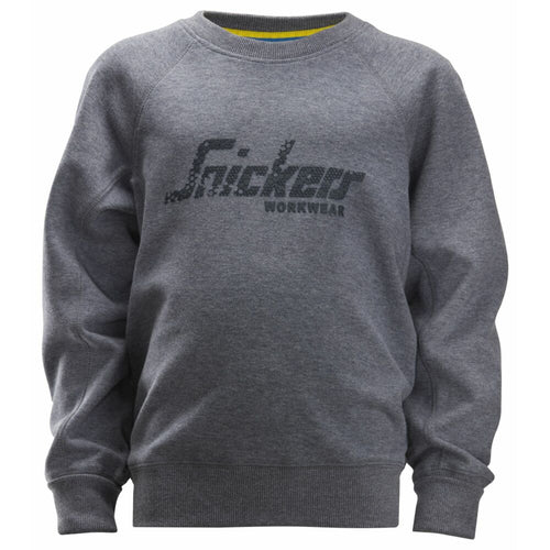 Snickers - Junior Logo Sweatshirt - Dark Blue Melange