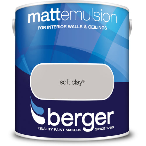 Berger Matt Emulsion Soft Clay 2.5L