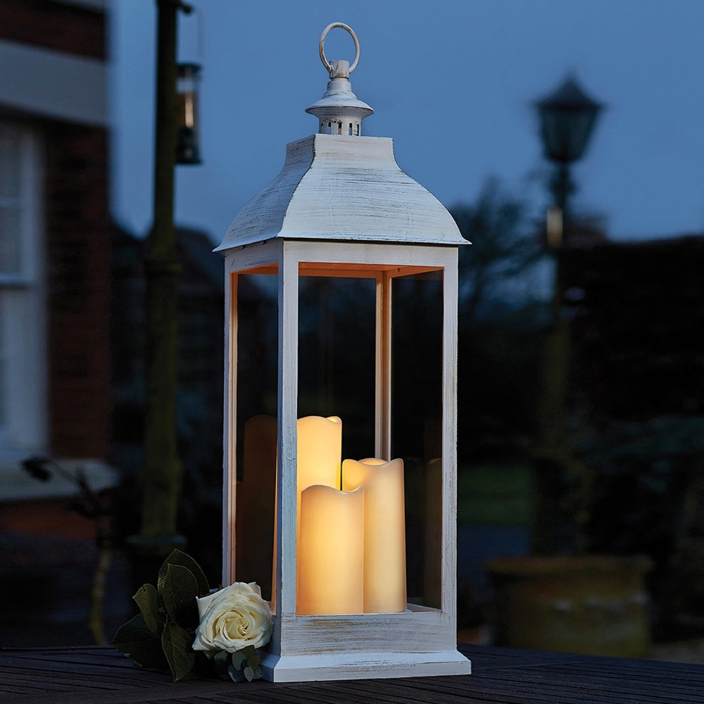 Outside In - Giant Cream Battery Lantern