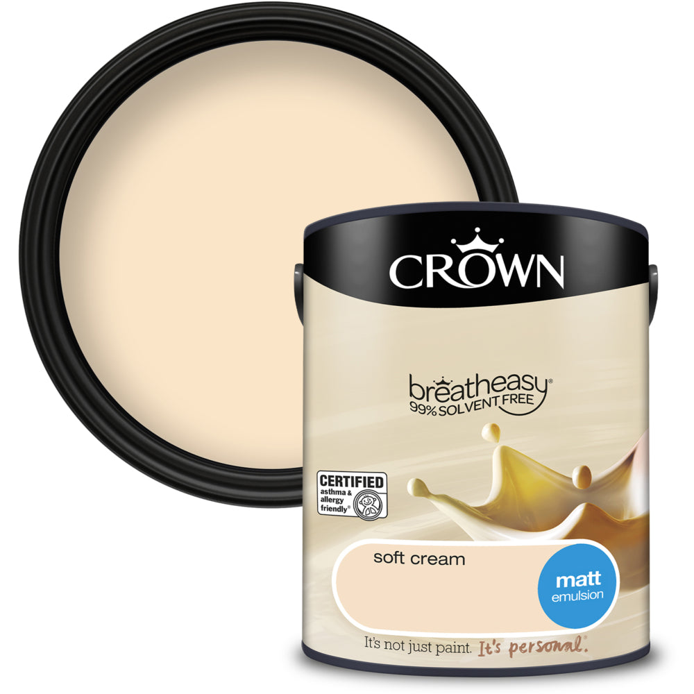Crown Matt Emulsion Soft Cream 5L
