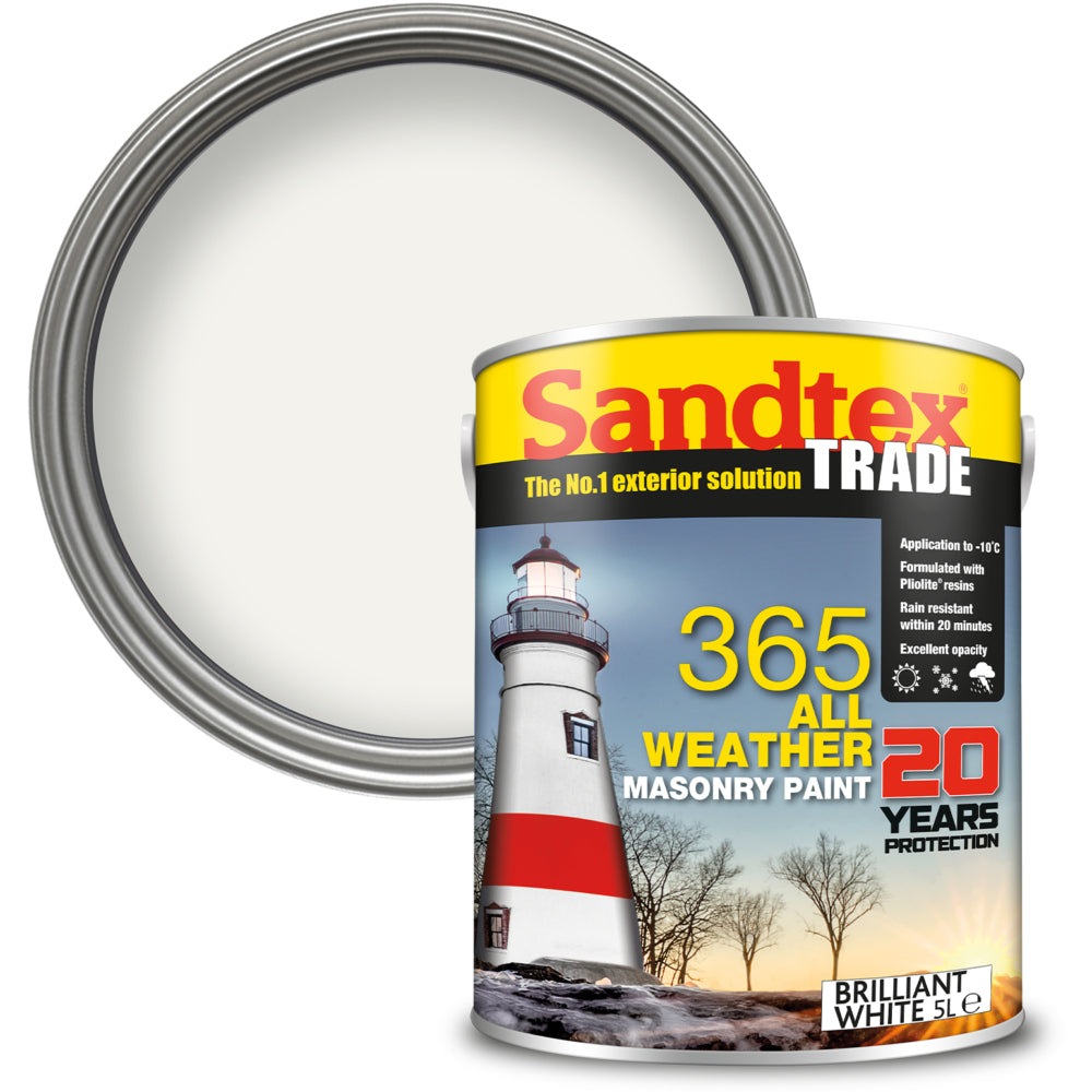 Sandtex Trade 365 Smooth Brilliant White 5L