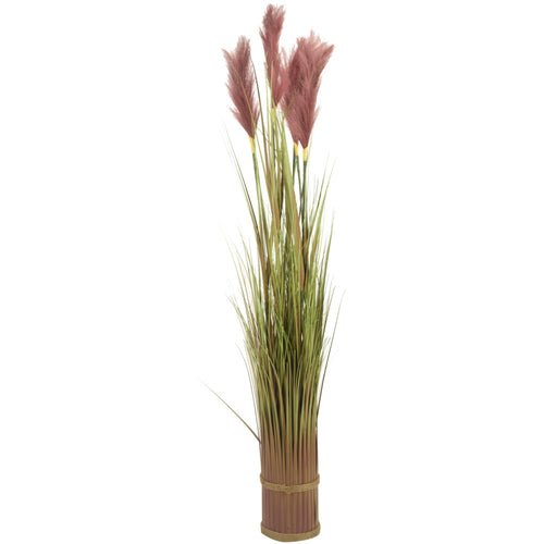 Smart Garden Faux Décor Lilac Grass Tails Faux Bouquet - 120cm