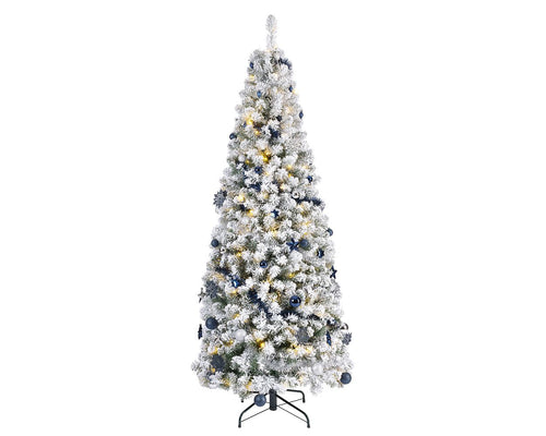 Snowy Pop-Up Pre-Lit Tree w/140 Warm White Static LEDs 1.8M (6')