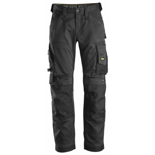 Snickers - AllroundWork, Stretch Loose fit Work Trousers - Black\\Black