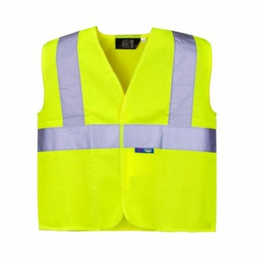 Hi-Vis Reflective Junior Vest Yellow - Age 4-5 Years