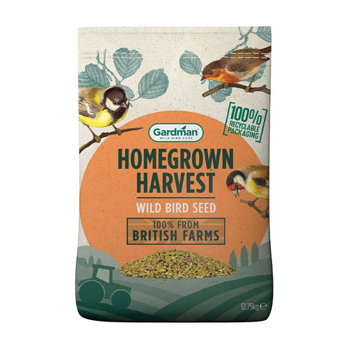 Gardman Homegrown Harvest Seed Mix Paper Bag 12.75kg