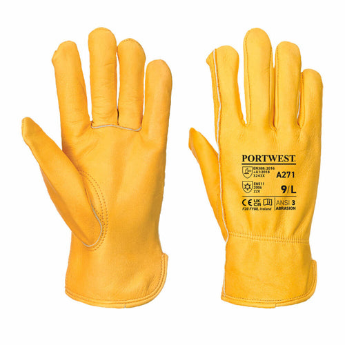 Portwest - Lined Driver Glove - Tan
