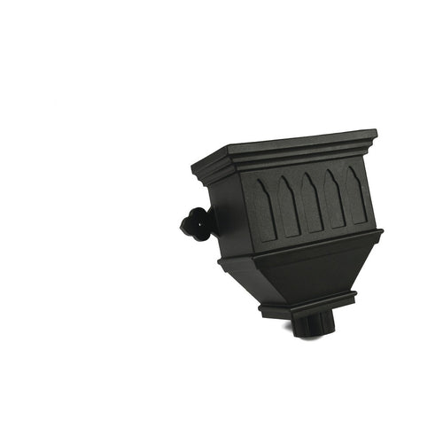 Brett Martin - 105mm Cast Iron Style Lge Bath Hopper Windowed Anthracite Grey