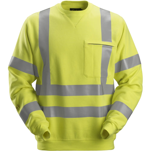 Snickers - ProtecWork, Sweatshirt, High-Vis Class 3 - High vis yellow