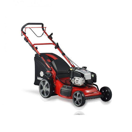 World - Self Drive Steel Deck Battery Start Mower - 20in