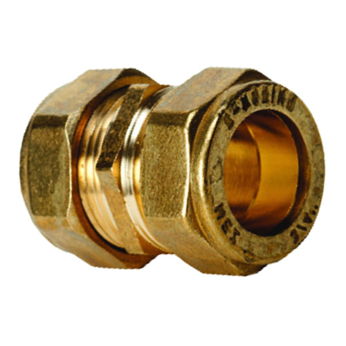 South Coast Brass - 1\ x 3/4\ Red. Straight Coupler C x C