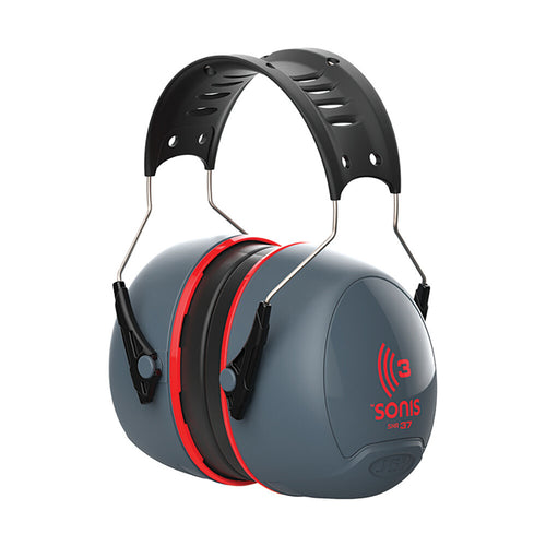 JSP - Sonis 3 Ear Defender SNR37 Red