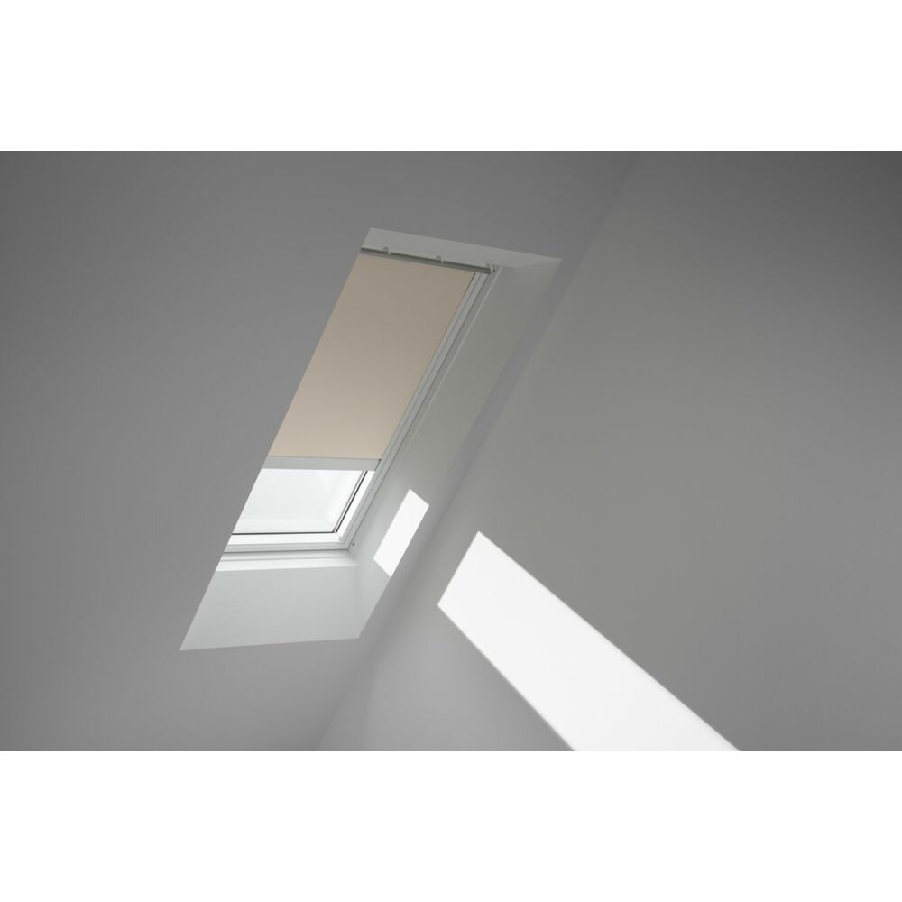 Velux Electric Blackout blind, Beige Thermo