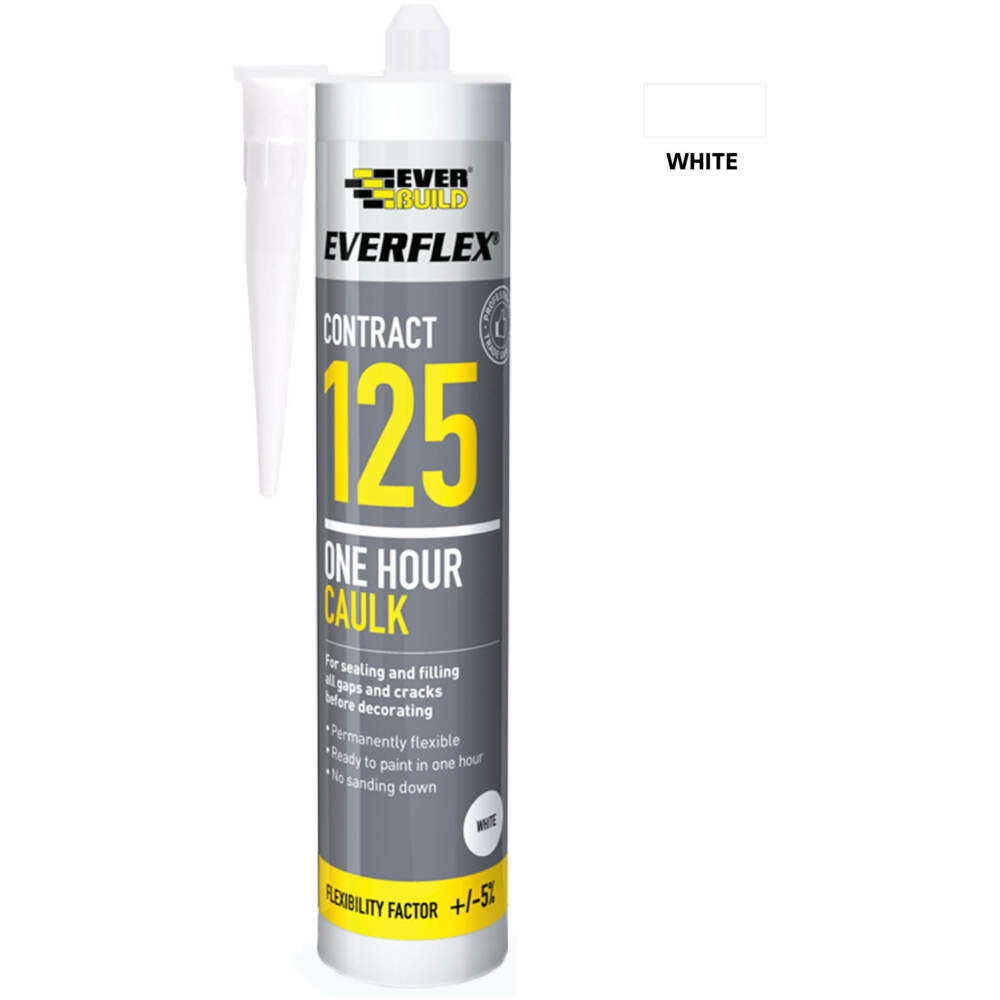 Everbuild Everflex 125 One Hour Caulk - 380ml