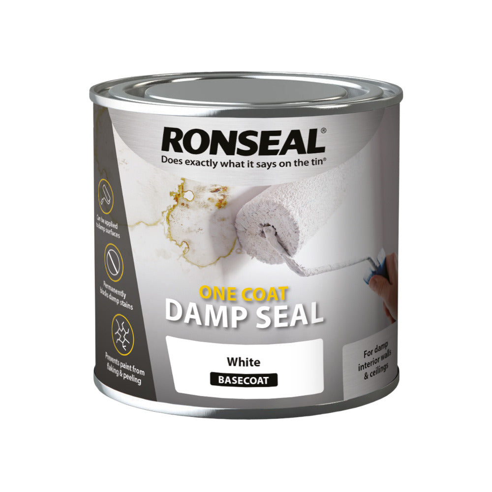 Ronseal One Coat Damp Seal White 250ml