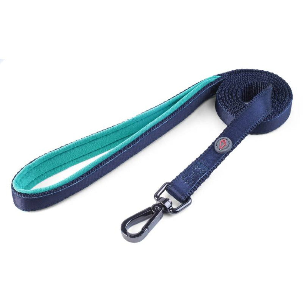 Zoon - Navy L Uber-Activ Padded Dog Lead (120 x 2.5cm)