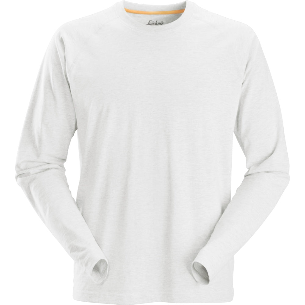 Snickers - AllroundWork, T-Shirt Long Sleeve - White