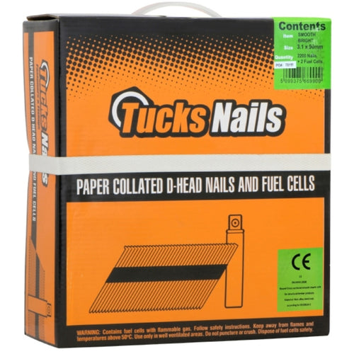 Tucks - Nail Fuel Pack 3.1X90mm Smooth Bright 2200+2