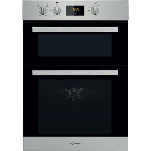 Indesit Built In Electric Double Oven IDD 6340 IX