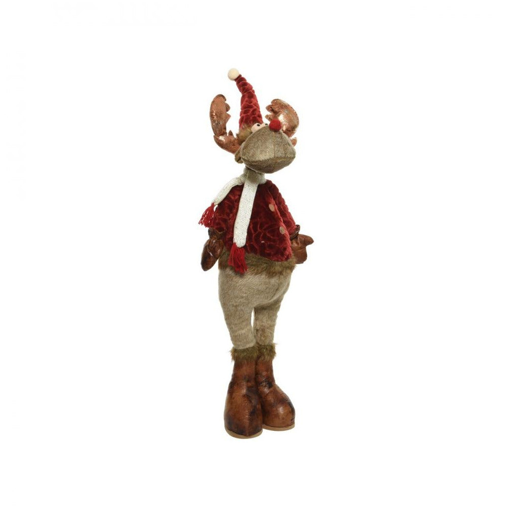 Kaemingk B.V - Plush Sitting Reindeer - 44cm