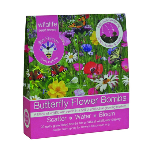 Butterfly Flower Wildlife Seed Bombs - 20 Pack