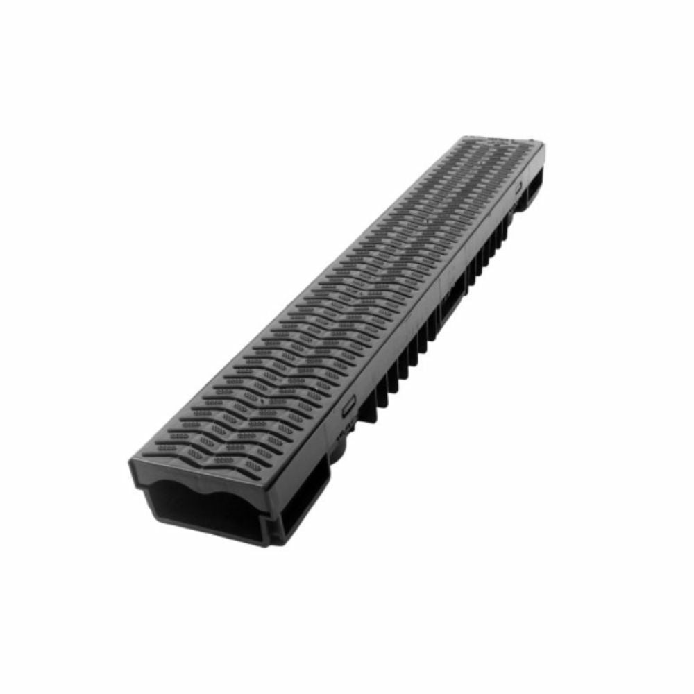 Polypropylene Channel (55mm) c/w Polypropylene grating Heelsafe - clicklock