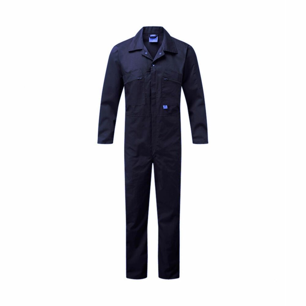 Fort 240gsm Zip-Front Coverall Navy - 46\ Chest