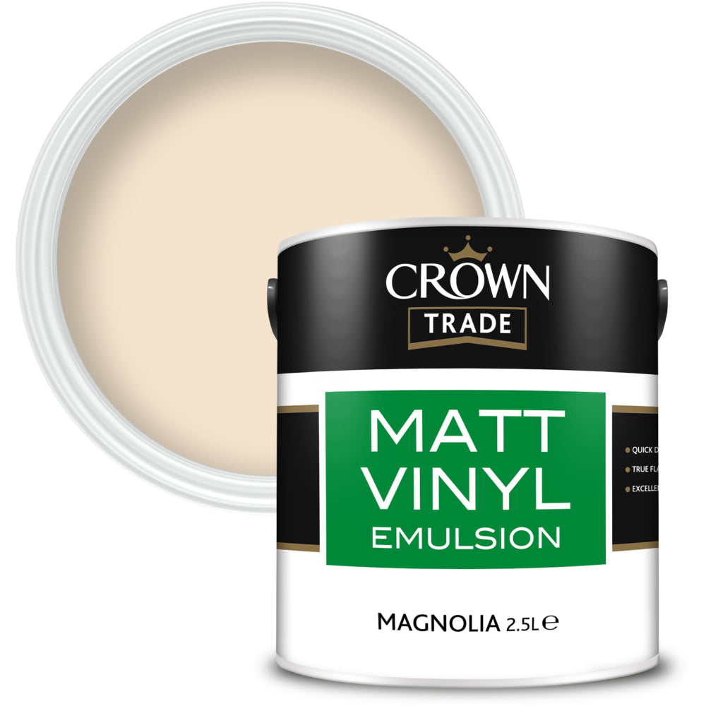 Crown Trade Matt Emulsion Magnolia 2.5L