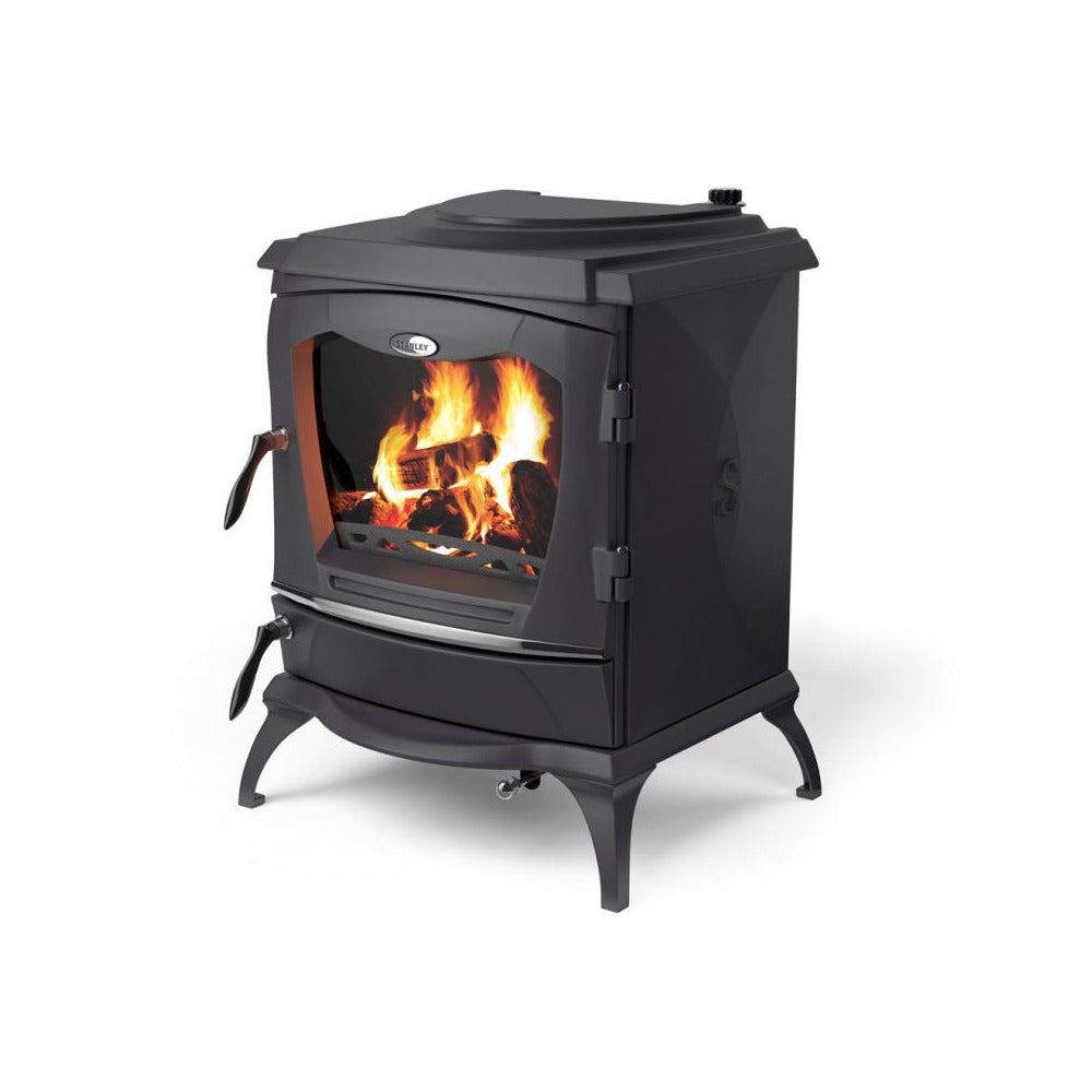 Stanley - Lismore Solid Fuel Hpb Stove Matt Black - 17.2kw